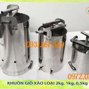 KHUÔN GIÒ XÀO/KHUÔN GIÒ THỦ INOX (Đủ Size - An toàn, tiện lợi)
