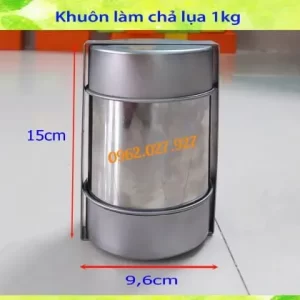 KHUÔN LÀM CHẢ LỤA HIỆN ĐẠI (KHUÔN CÀ MEN)/ KHUÔN GIÒ CHẢ