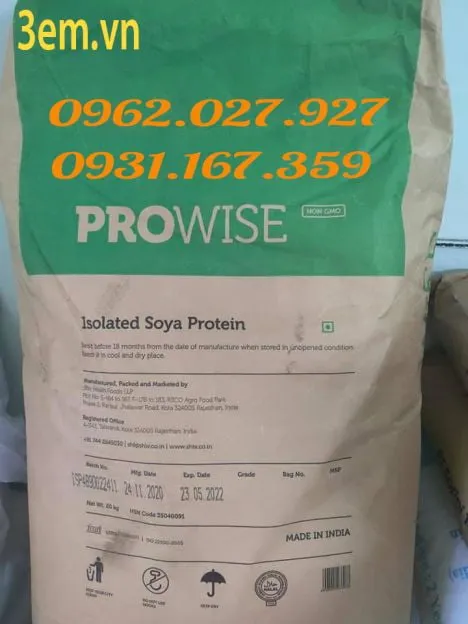 SOY PROTEIN ISOLATE - BỘT ĐẠM ĐẬU NÀNH ẤN ĐỘ