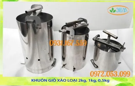 KHUÔN GIÒ XÀO/KHUÔN GIÒ THỦ INOX (Đủ Size - An toàn, tiện lợi)