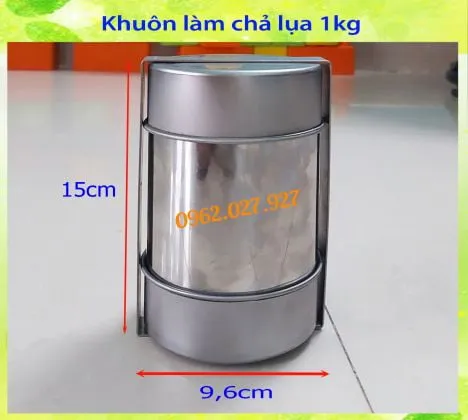 KHUÔN LÀM CHẢ LỤA HIỆN ĐẠI (KHUÔN CÀ MEN)/ KHUÔN GIÒ CHẢ