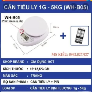 CÂN TIỂU LY ĐIỆN TỬ