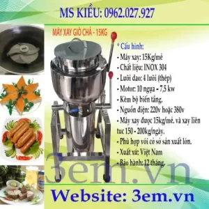 MÁY XAY GIÒ CHẢ 15KG