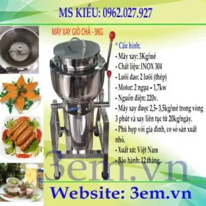 MÁY XAY GIÒ CHẢ 3KG