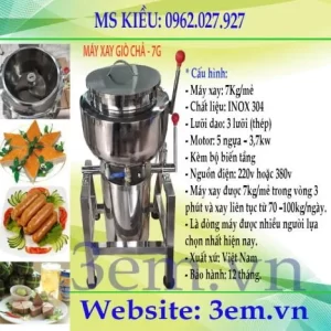 MÁY XAY GIÒ CHẢ 7KG