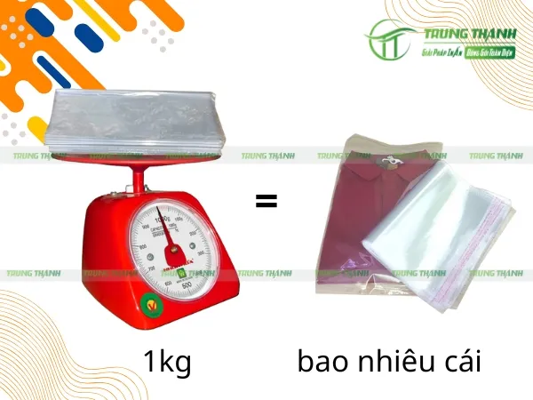 1kg túi nilon có bao nhiêu cái