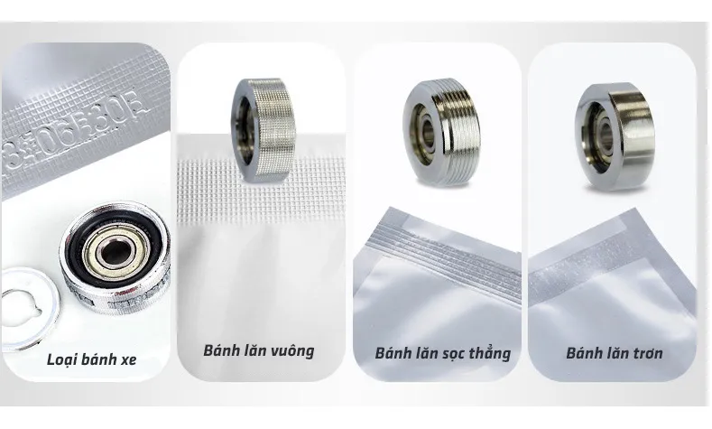 Bánh lăn và thanh hàn nhiệt tạo ra kết cấu hàn khác nhau