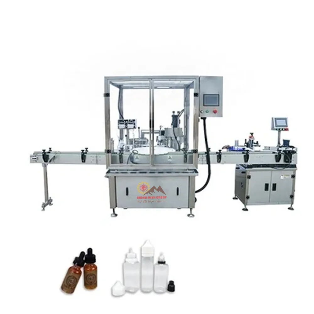 Máy chiết rót dung dịch tự động chạy bằng khí nén