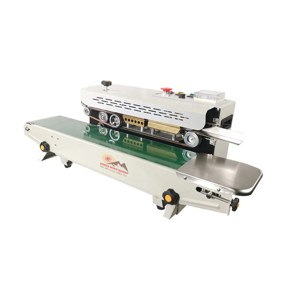 Máy đóng gói hàn miệng túi chữ cán chìm QM-FR-880