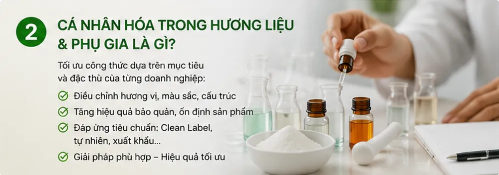 Cá nhân hóa trong hương liệu phụ gia là gì?