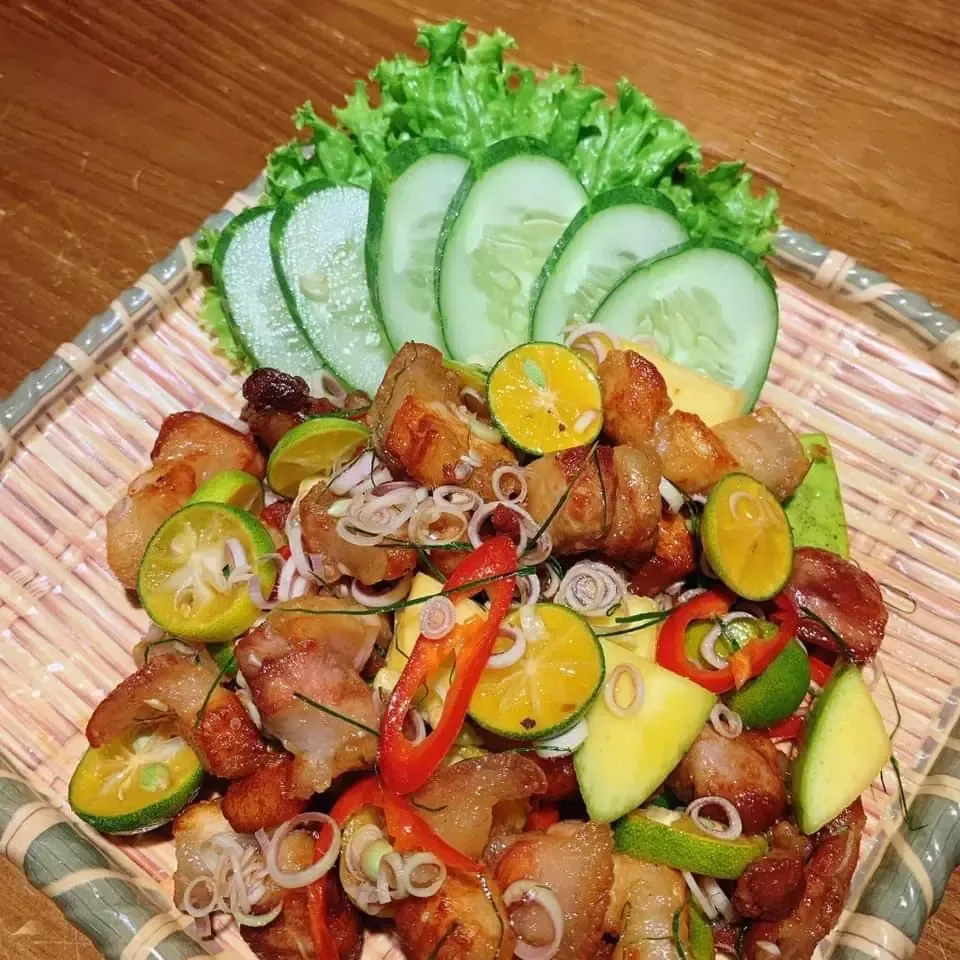 Ba chỉ lắc sả tắc - Nghi's Kitchen
