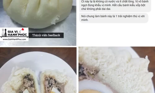 Bánh bao kinh doanh từ bột khai