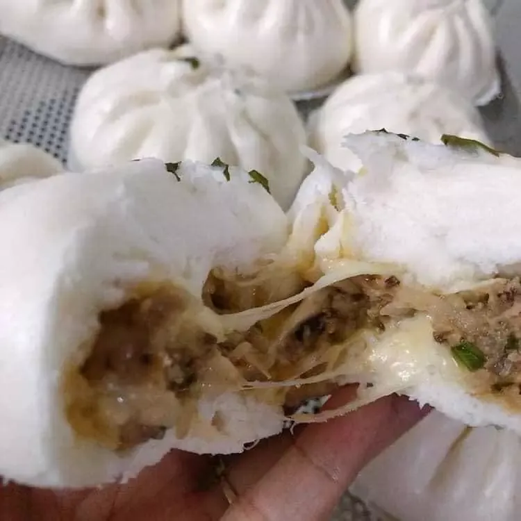 Bánh bao nhân bò phô mai - Phuong Hoang