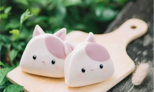 Bánh bao tạo hình – Tạo hình chú mèo dễ thương – GVHP