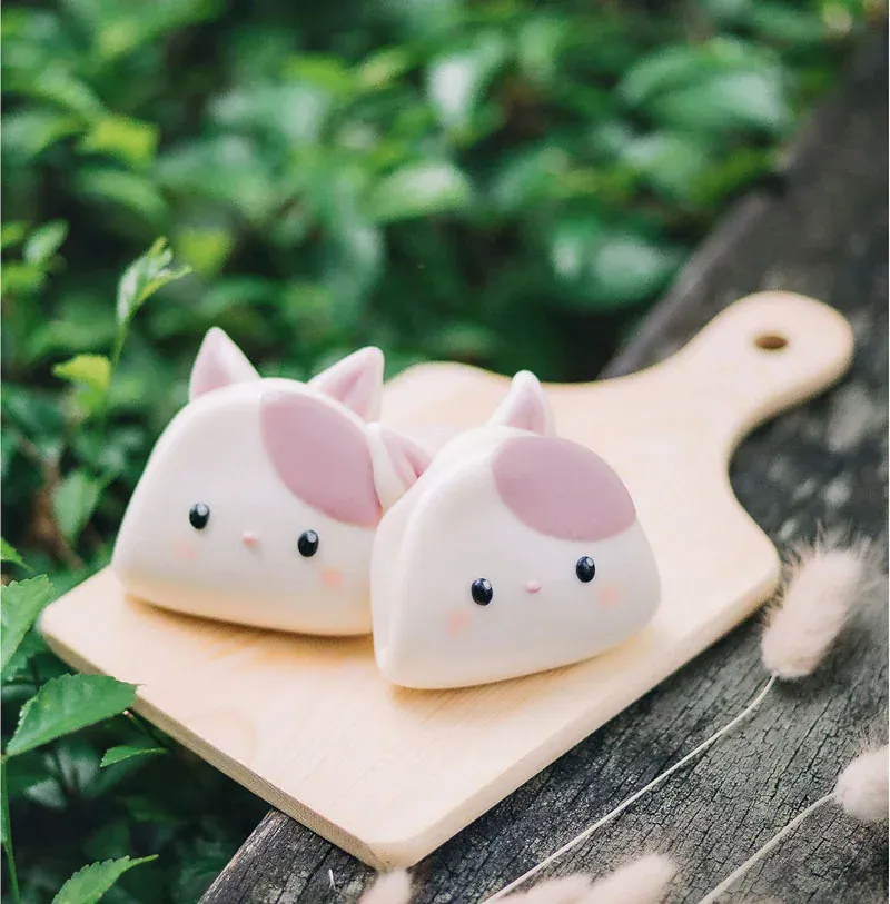 Bánh bao tạo hình - Tạo hình chú mèo dễ thương - GVHP