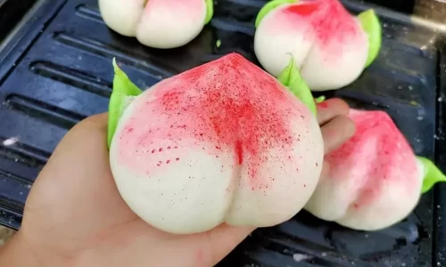 Bánh bao trái đào, bánh bao tạo hình – Tô Thiện Thành