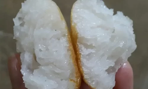 Bánh bò nước cốt dừa nướng chảo