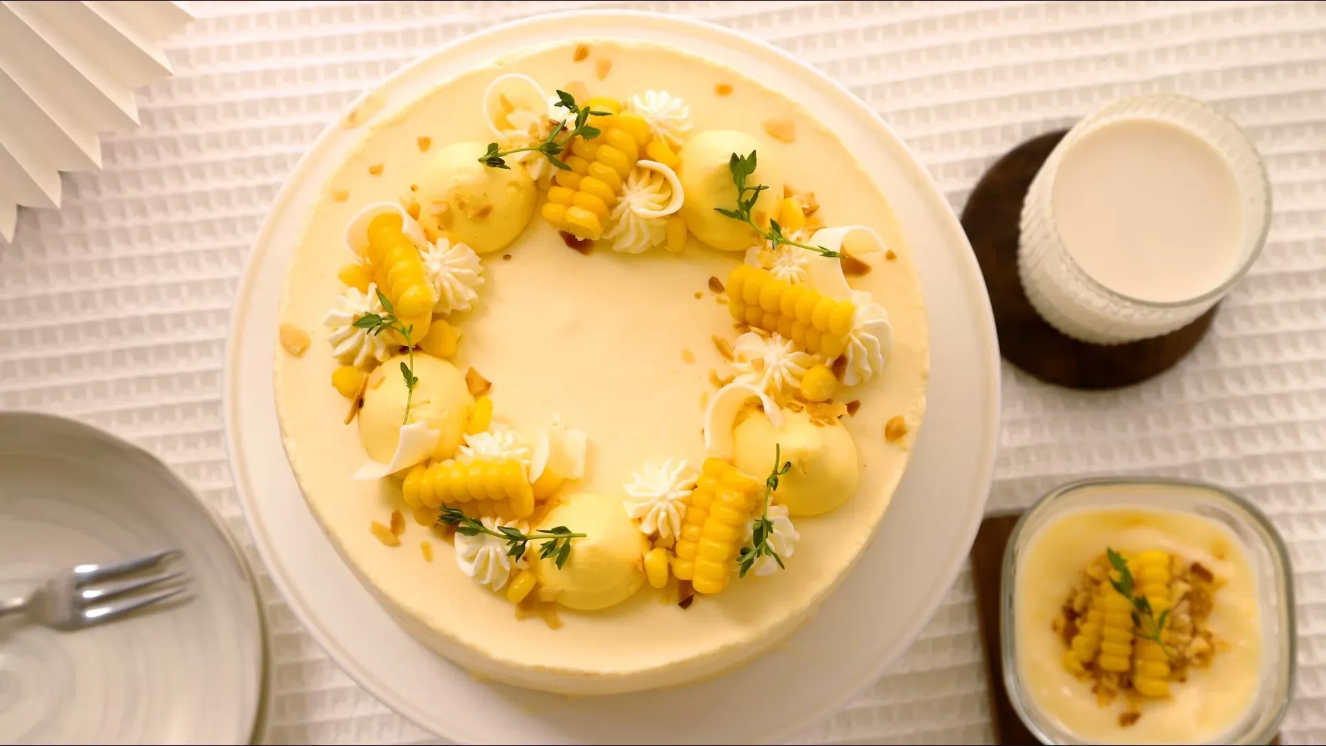 Bánh kem bắp phô mai - Tara Nu