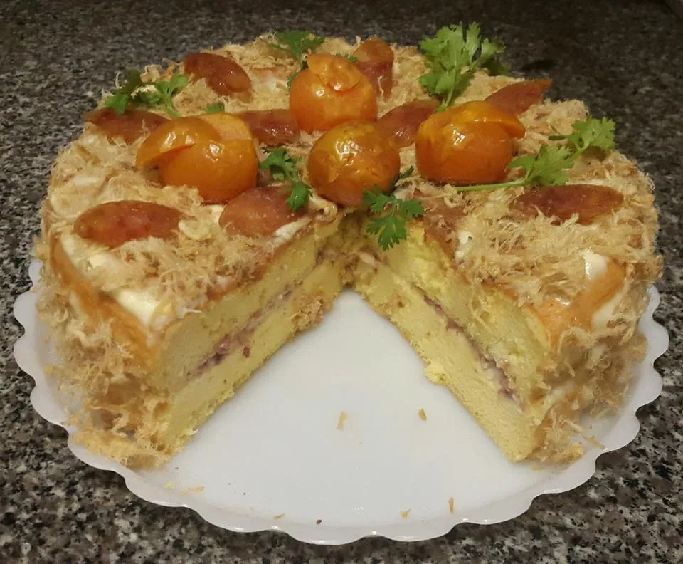 Bánh bông lan trứng muối - Thư Thư