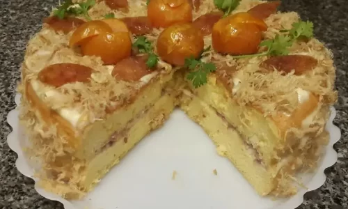 Bánh bông lan trứng muối – Thư Thư