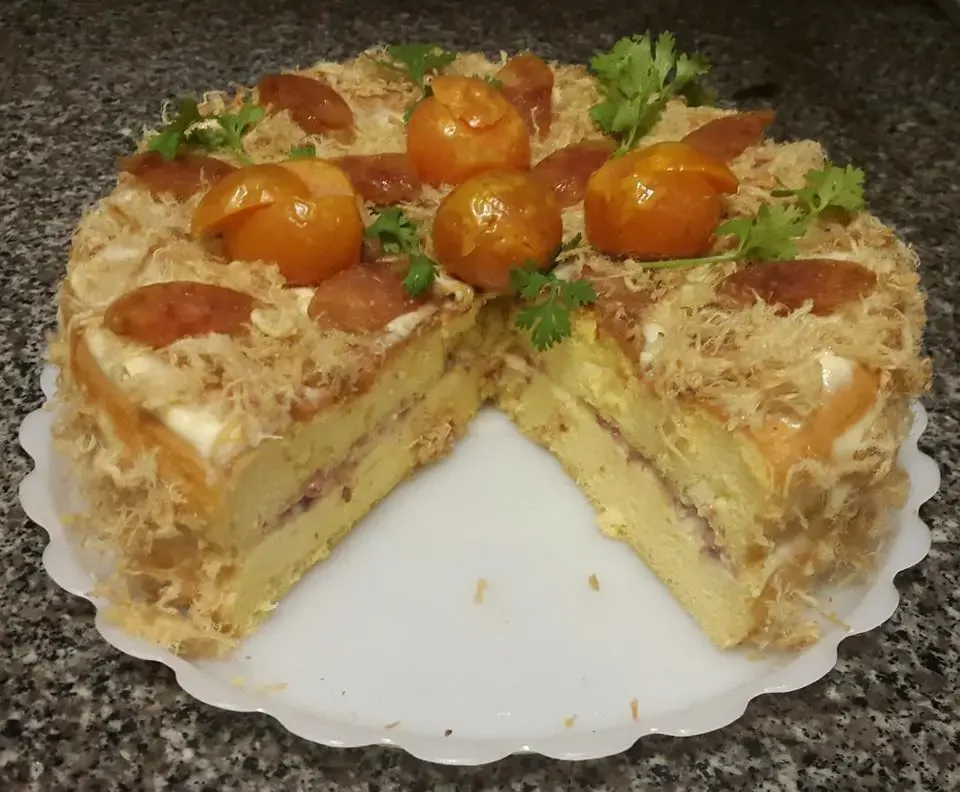 Bánh bông lan trứng muối - Thư Thư