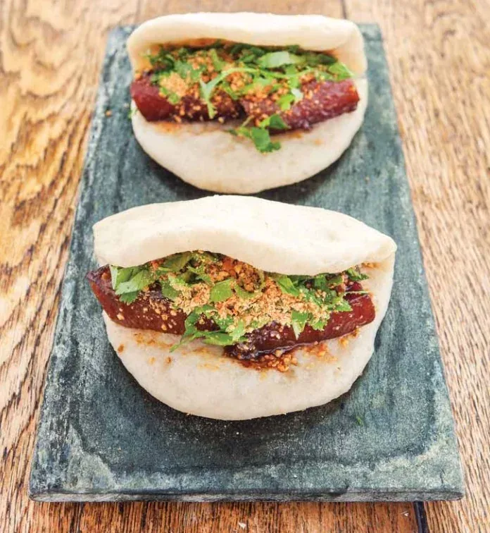 Bánh hamburger Đài Loan nhân thịt kho - GVHP