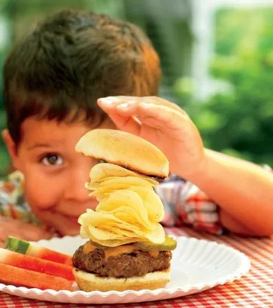 Bánh hamburger giòn