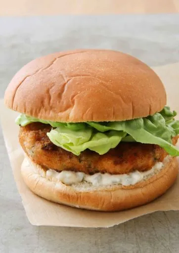 Bánh hamburger tôm