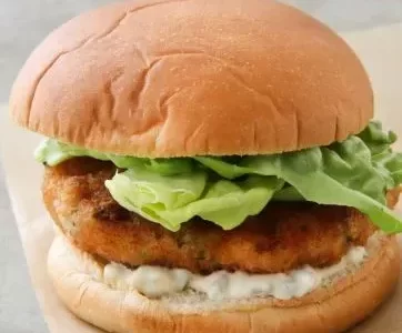 Bánh hamburger tôm