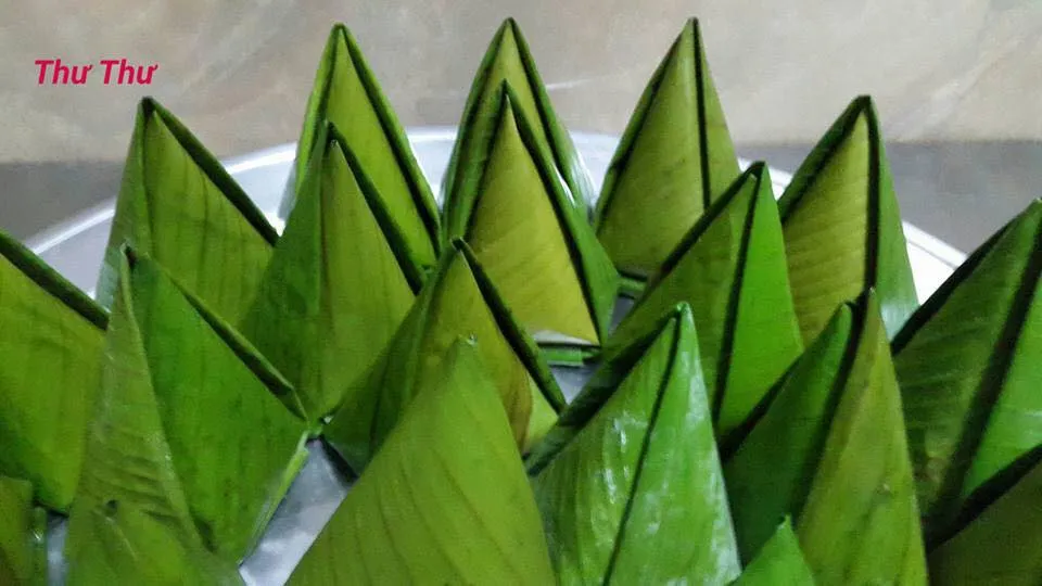 Bánh ít nhân sầu riêng dừa đậu - Thư Thư