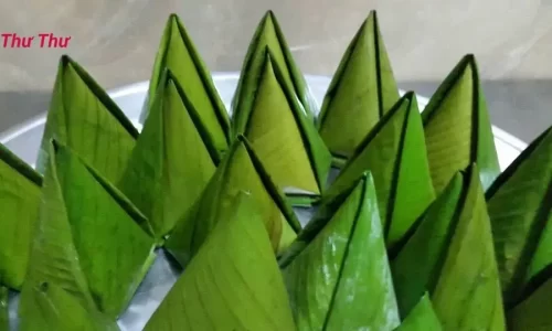Bánh ít nhân sầu riêng dừa đậu – Thư Thư