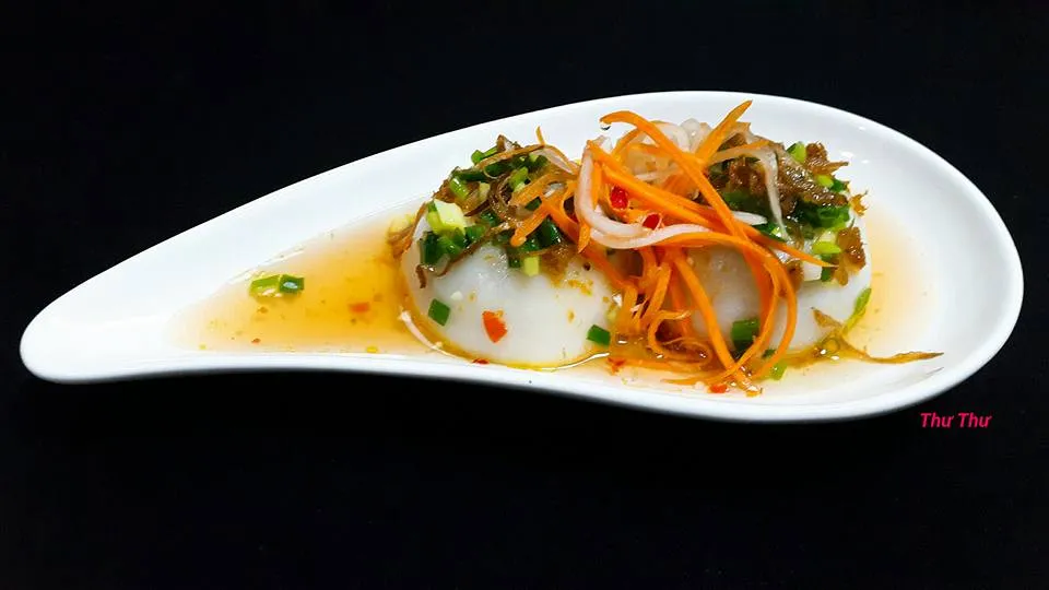 Bánh ít trần tôm thịt - Thư Thư