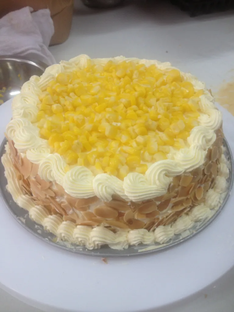 Bánh bông lan bắp - Bepcuatui