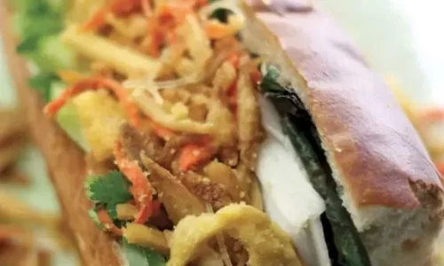 Bì chay –  Bánh mì bì chay