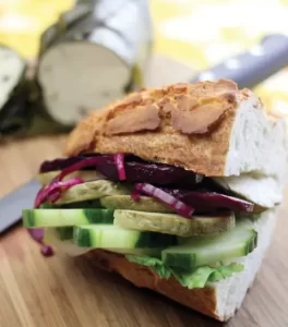 Chả chay – Bánh mì chả lụa chay