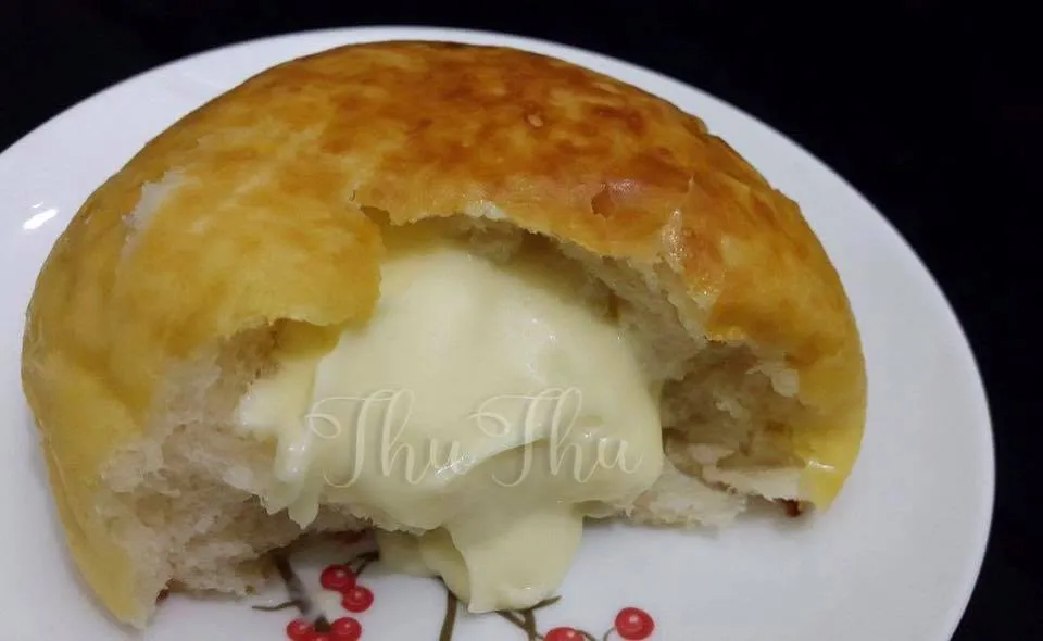 Bánh mì ngọt nhân kem sữa - Thư Thư