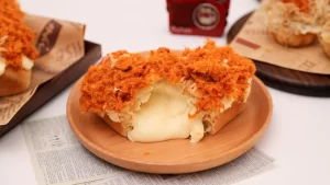 Bánh mì phô mai tan chảy bằng nồi chiên không dầu – Tara Nu