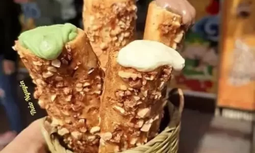 Bánh su giòn phủ hạnh nhân – Thao Nguyen