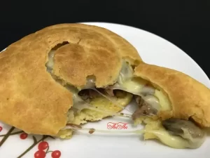 Bánh su mặn nhân gà xông khói và nấm – Thư Thư