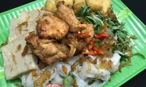 Bánh ướt thịt gà nướng – Thư Thư