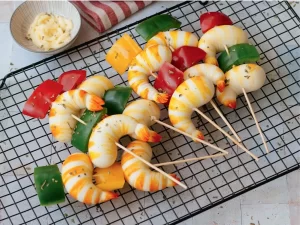 Bánh bao tạo hình – Tạo hình tôm nướng – GVHP