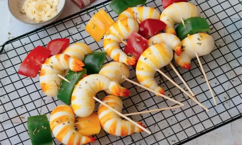 Bánh bao tạo hình – Tạo hình tôm nướng – GVHP