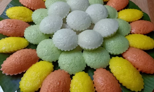 Bánh bò cơm rượu bằng bột gạo –  Bánh bò kinh doanh – To Thien Thanh