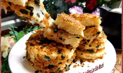Bánh bông lan mochi sữa – Lam Anh Dao