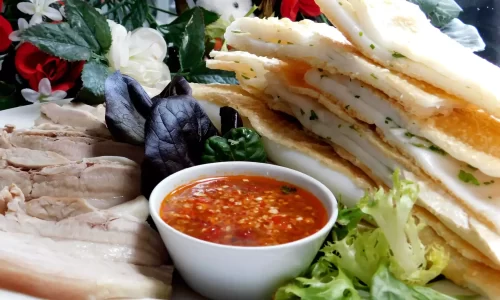 Bánh đập thịt luộc – Lam Anh Dao