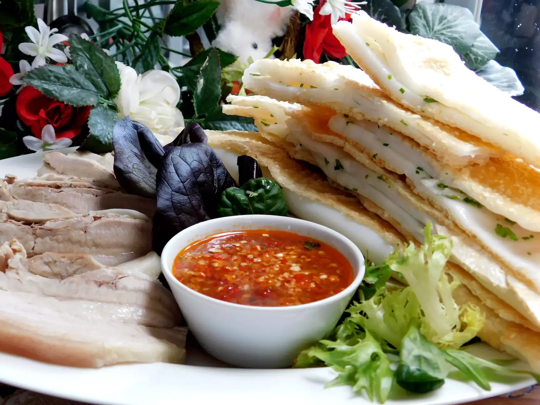 Bánh đập thịt luộc - Lam Anh Dao