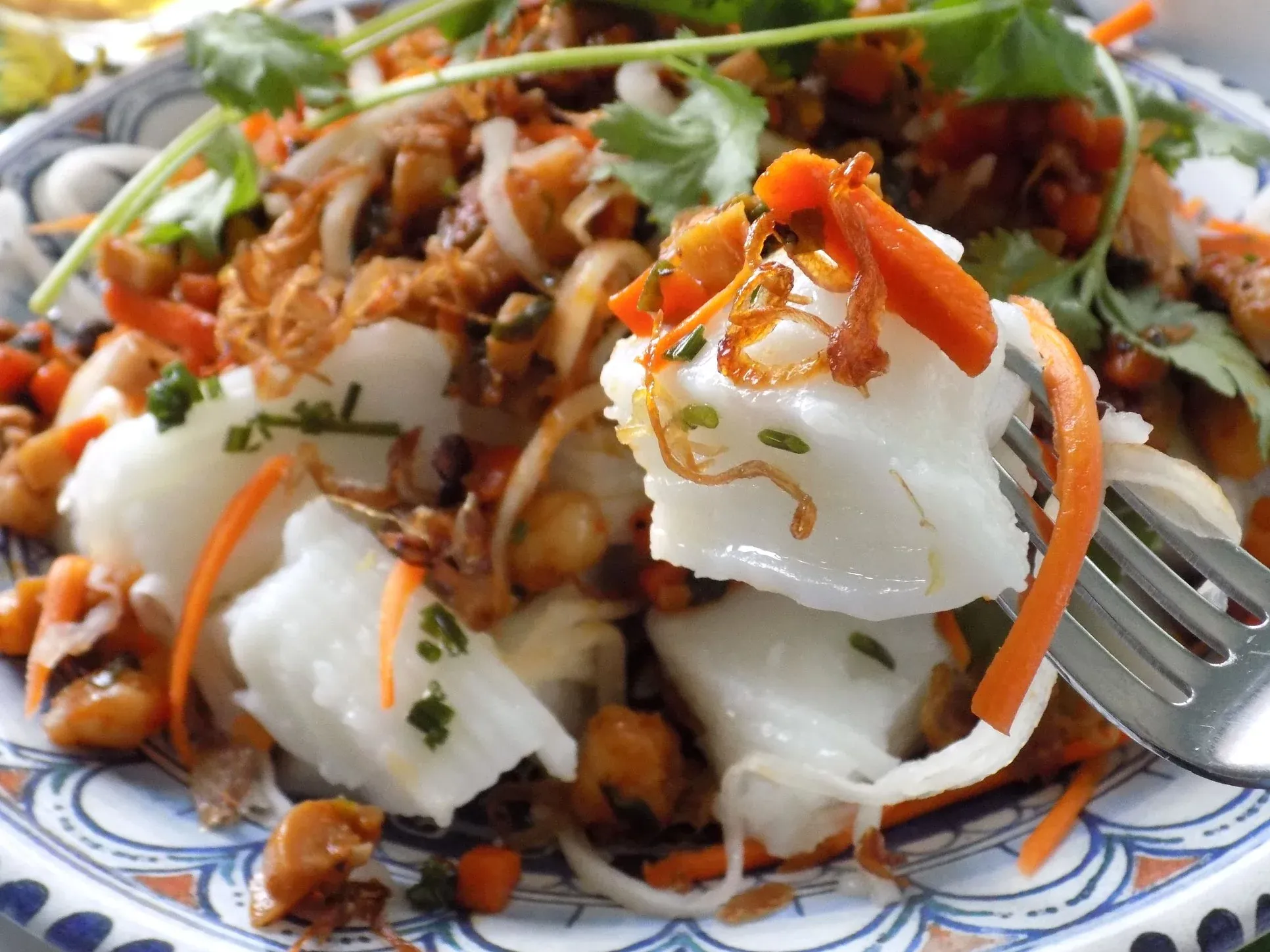 Bánh đúc từ gạo xay - Lam Anh Dao