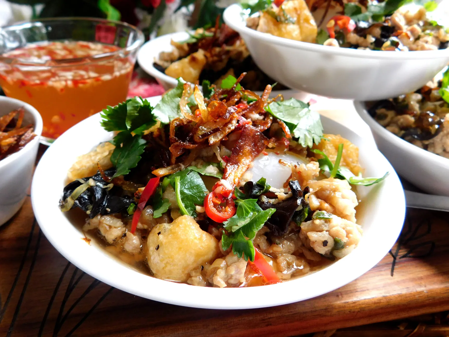 Bánh đúc mềm mịn từ bột gạo - Lam Anh Dao