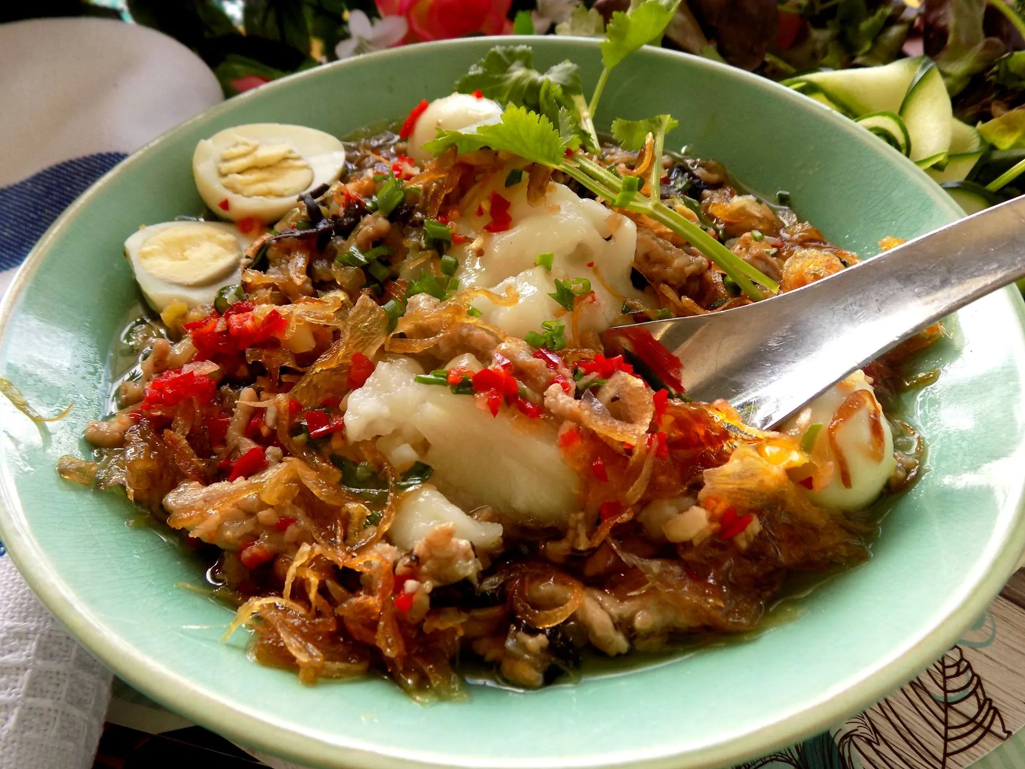 Bánh đúc từ bột gạo - Lam Anh Dao