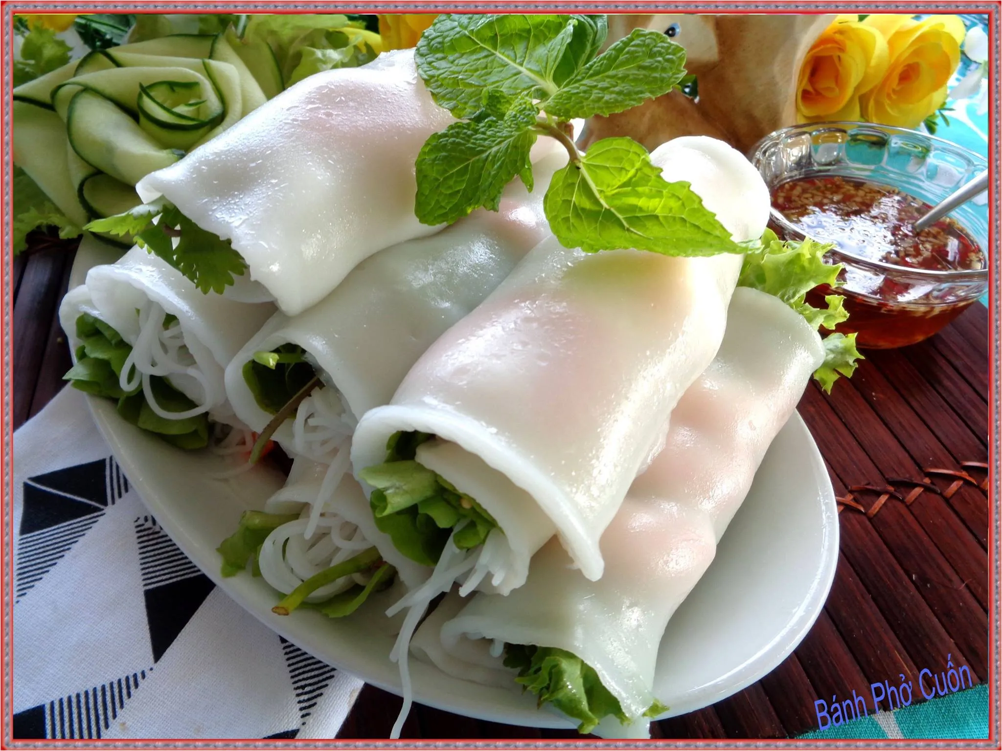Bánh phở cuốn - Lam Anh Dao